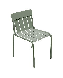 Stripe chair with armrests