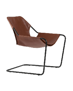 Paulistano Chair Indoor Leather Black Frame