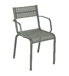 Oléron chair with armrests