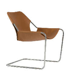 Paulistano Chair Indoor Leather RVS Frame